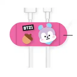 Bt21 Set Clip Organizador Para Cable Rosa Miniso