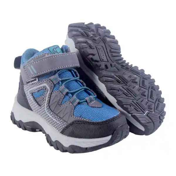 Zapatillas Outdoor Bebé Niño Gris Talla 22 Pillin