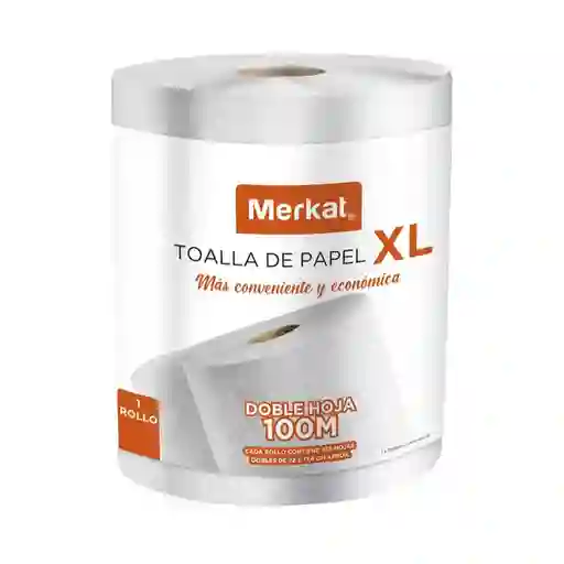 Merkat Toalla Papel Gigante Doble Hoja 100 m