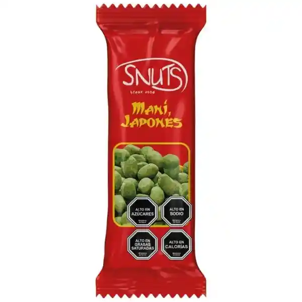 Snuts Maní Japonés Salsa Verde
