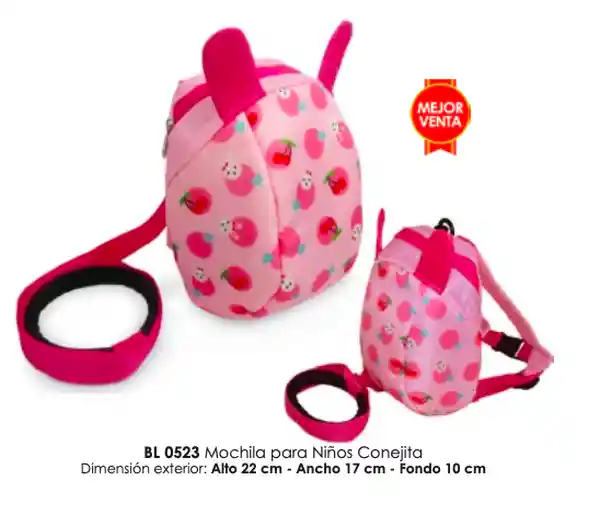 Best House Mochila Para Niños Conejita BL0523