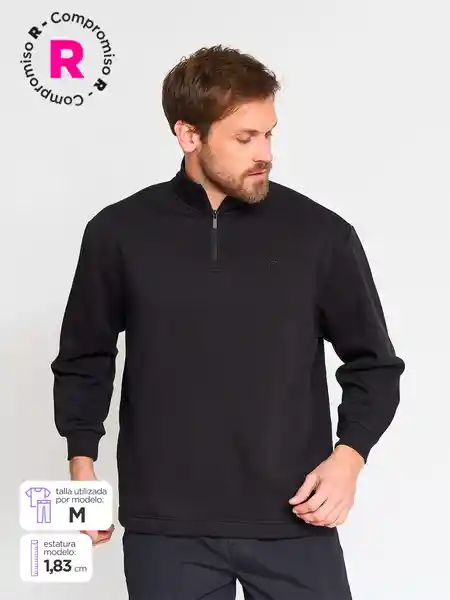 Head Polera Balfa Hombre Negro L SS25
