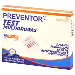 Preventor Test Multidrogas Green Medical