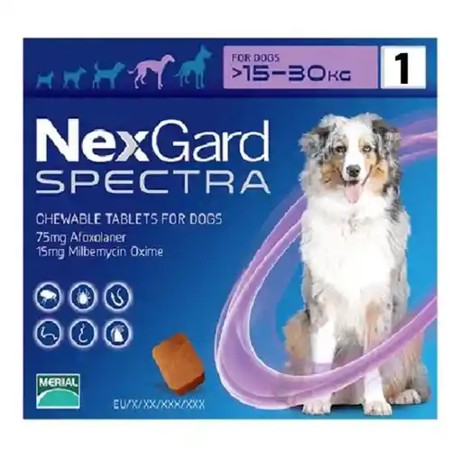 Nexgard Spectra Antiparasitario 15-30 Kg