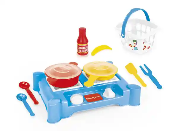 Fisher-Price Juego Cocina Con Ollas y Cesta 1822