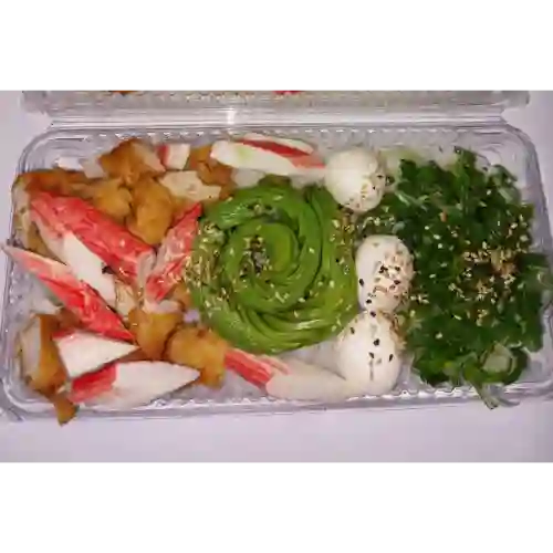 Gohan de Pollo y Kanikama