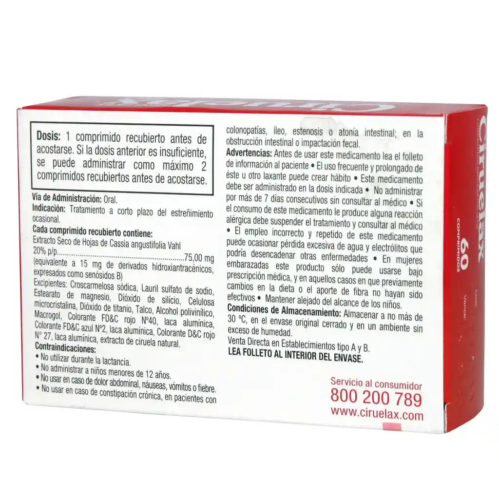 Ciruelax (75 mg)

