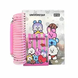 Bt21 Set Libreta Miniso