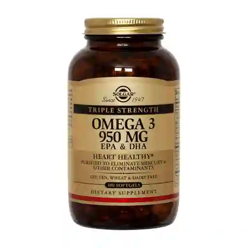 Solgar Omega 3 Triple Strength (950 mg)