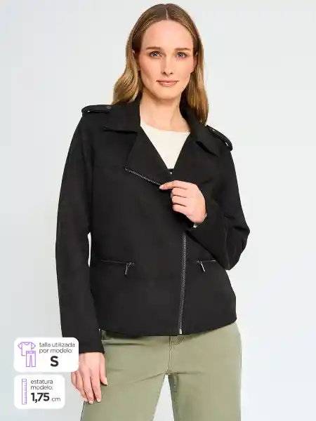 Aziz Chaqueta Corta Cleo Color Negro L S25