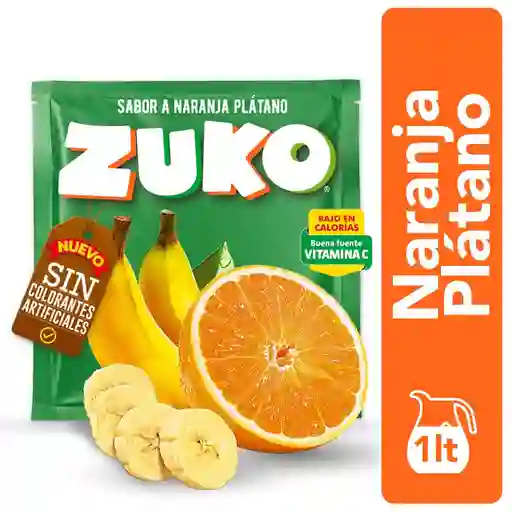 Jugo Polvo Zuko Naranja Platano Cn 15 g