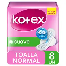 Kotex Toalla Higienica Normal Con Alas Tela Suave