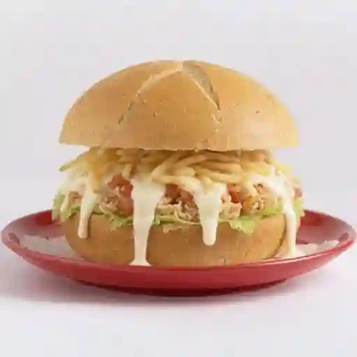 Sanguche de Pollo Deshilachado