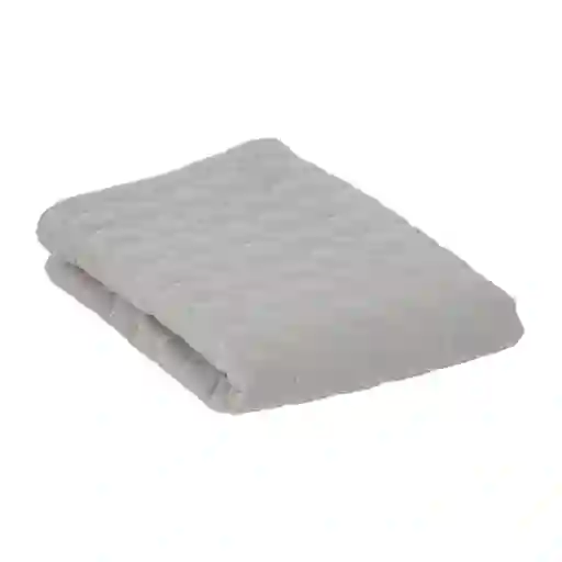 Funda Para Cojín de Quilt Microfibra Gris 50 x 50 cm Casaideas