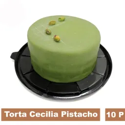 Torta Panqueque Truffa Pistacho y Mazapán Jumbo Artesanal