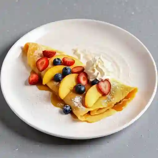 Crepe Manjar y Fruta