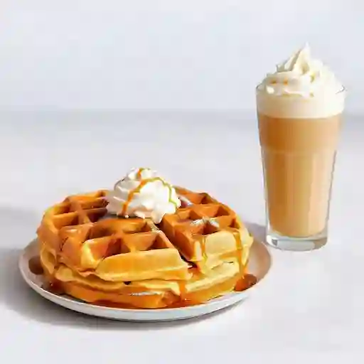 Waffle Dulce Bebida
