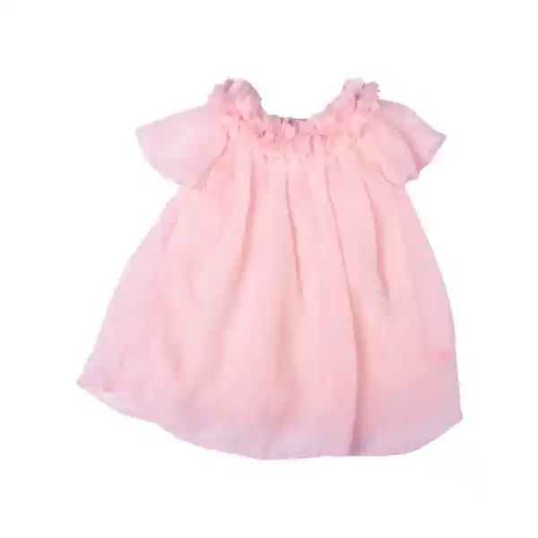 Vestido Bebe Niña Rosado Pillin 12 M