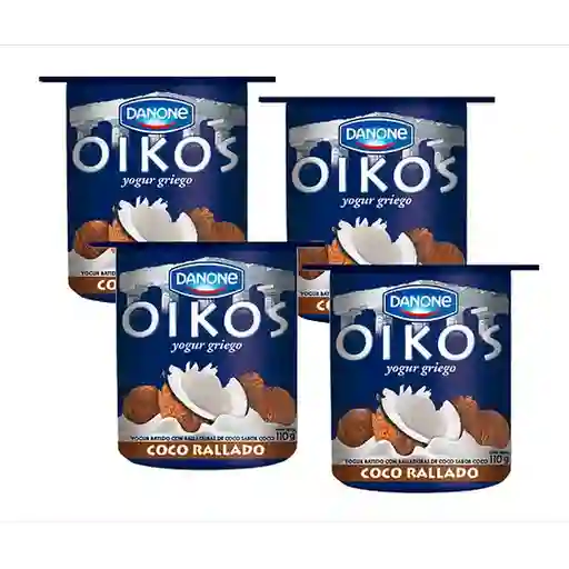 Oikos Yogur Griego Trozos Coco Pack