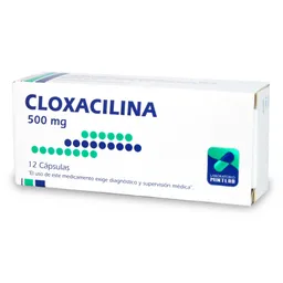 Cloxacilina 500 mg x 12 Capsulas