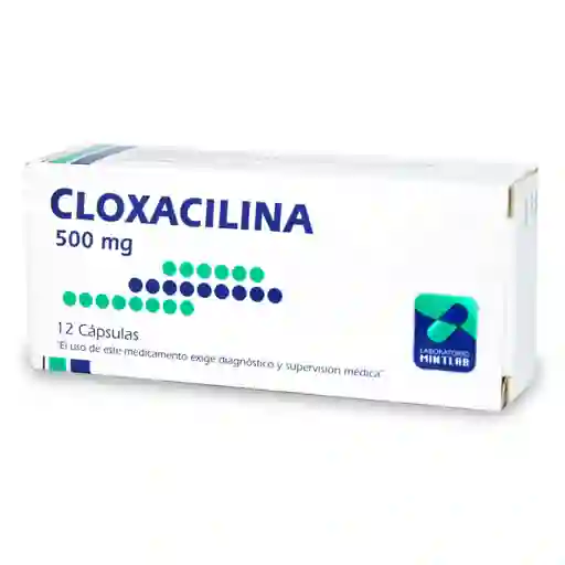 Cloxacilina 500 mg x 12 Capsulas