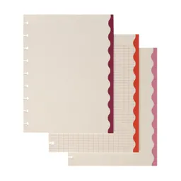 Hoja de Repuesto A5 Cuaderno Con Discos Surtidos Casaideas