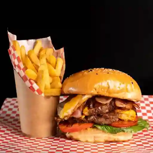 Hamburguesa Clásica Carne