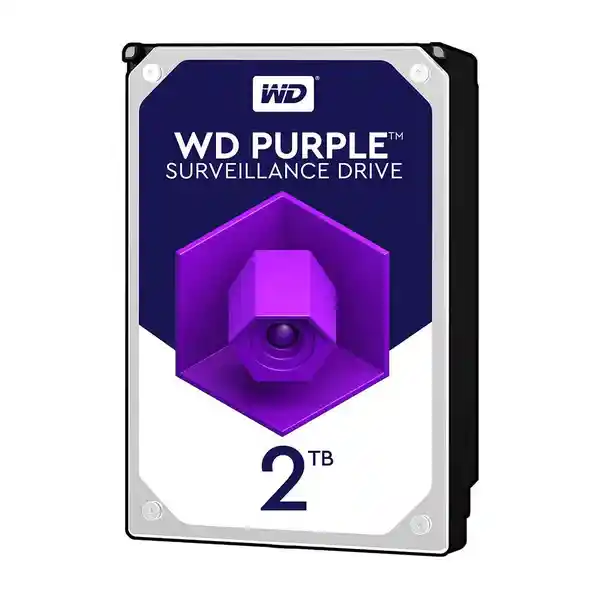 Wd Disco Duro Video Vigilancia Purple 2Tb