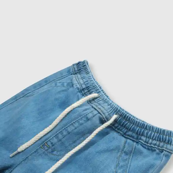 Jean Ancho Lightde Bebé Niño Light Denim Talla 24M Colloky