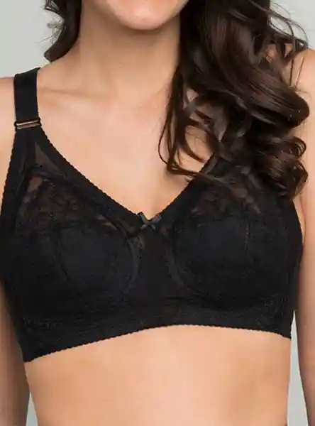 Intime Sostén Sin Copa c Negro 36 8201001