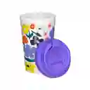 Vaso Térmico Plástico Con Diseño Morado 400 mL