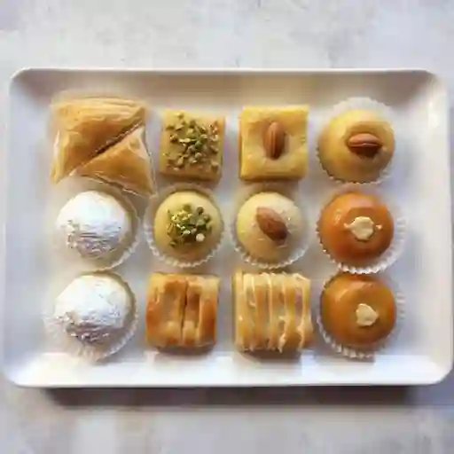 Surtido de pasteles árabes