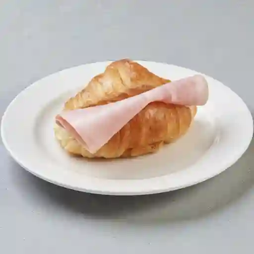 Medialuna rellena doble jamón