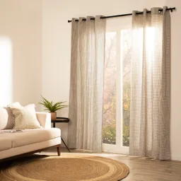 Set Cortina de Algodón Con Diseño 140 x 240 cm Casaideas