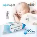 Bubu Toalla Húmedas 99.9% de Agua Aqua Wipes