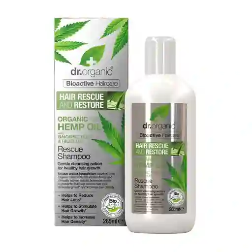 Dr Organic Shampoo Rescue Hemp-Cañamo