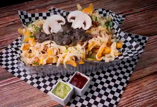 Papas Fritas con Champiñón