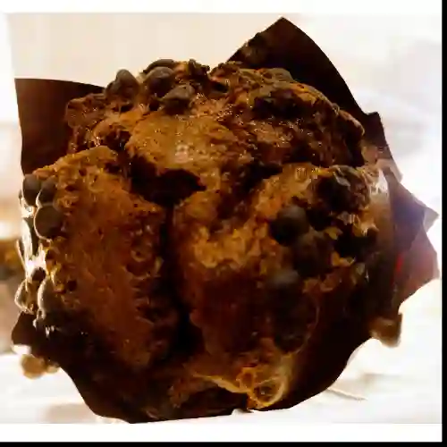 Muffin de Chocolate con Chocolate Chips.
