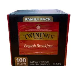 Te Negro Twinings English B. Pack 100bls