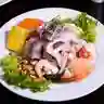Ceviche Mixto con Salmón