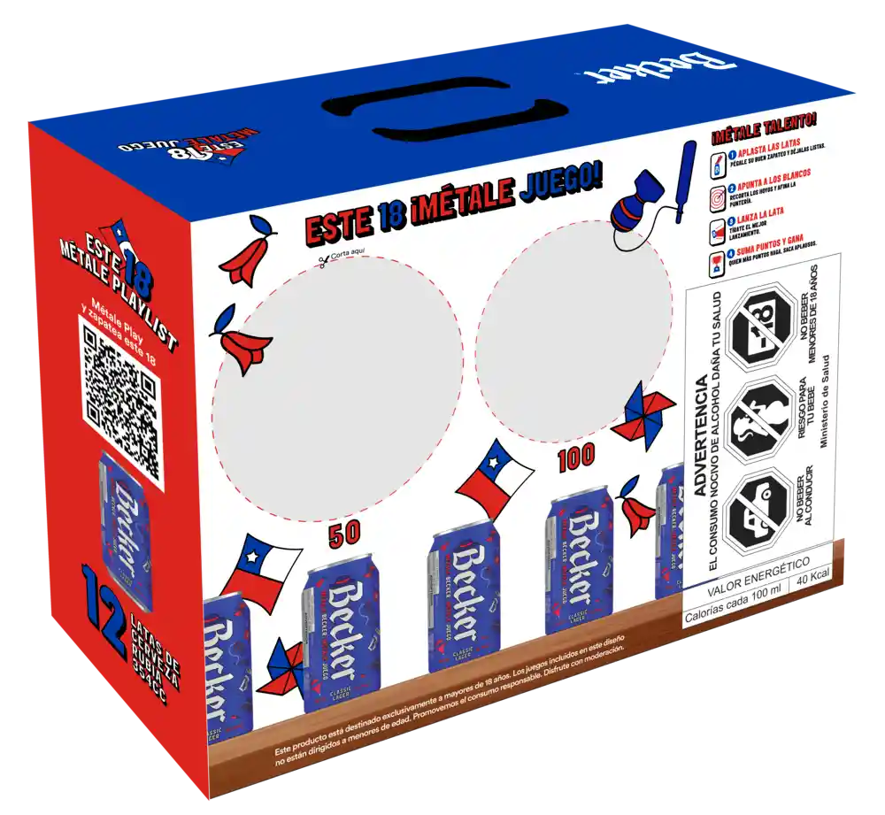 Becker Cerveza Lager 12 x 354 cc