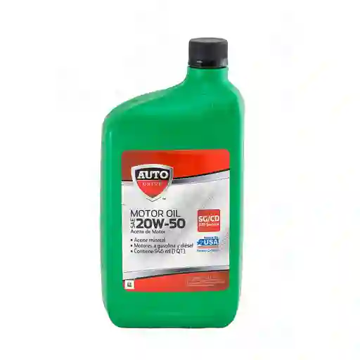 Auto Drive Aceite Mineral Gasolina y Diésel 0W-50 Cj 6B1/4Gl