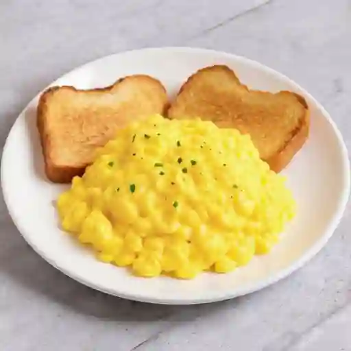 Huevos Revueltos con Tostadas