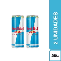 2 x Red Bull Bebida Energizante sin Azucar
