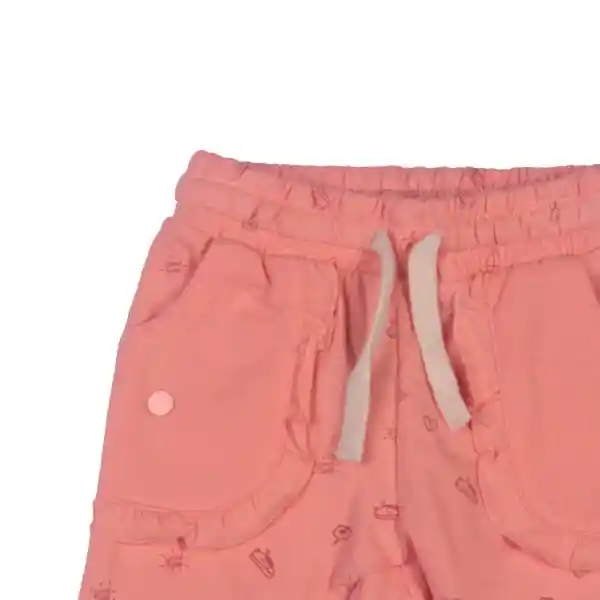 Pantalón Buzo Bebe Niña Durazno Pillin 6 M