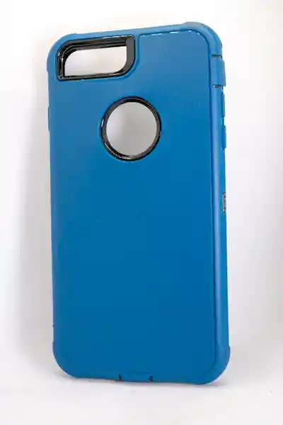 Carcasa Para iPhone Alta Protección Color Azul