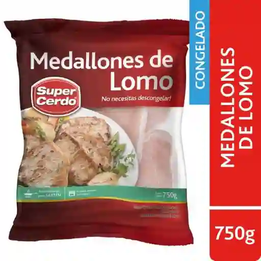 Super Cerdo Medallones De Lomo Congelado