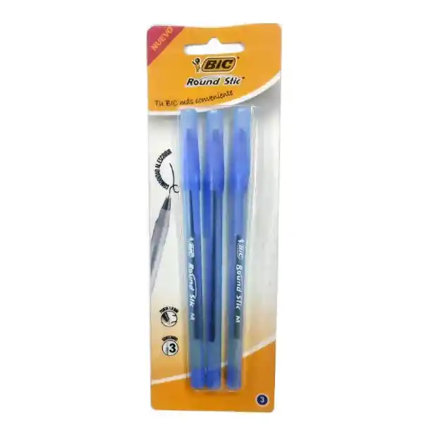 Bic Bolígrafo Round Stic Azul