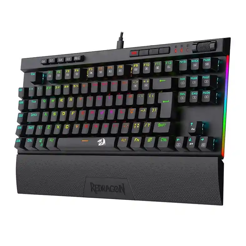 Redragon Teclado Mecánico Rgb Negro MAGIC-WAND K587-RGB