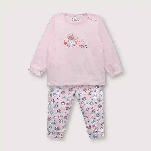 Pijama de Niña Rosado Talla 4A Opaline